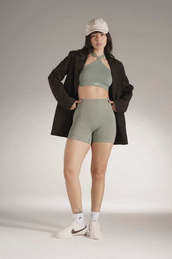Track Mini short laurel