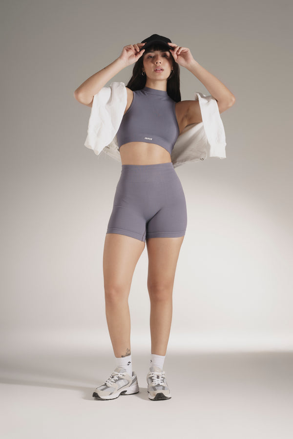 Track Tank Top gray blue