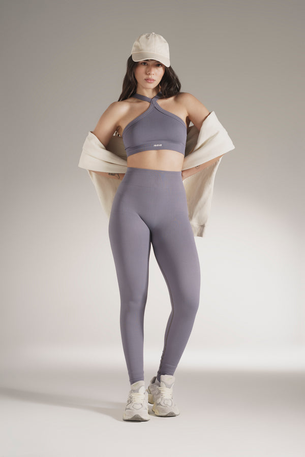 Strapfit top gray blue